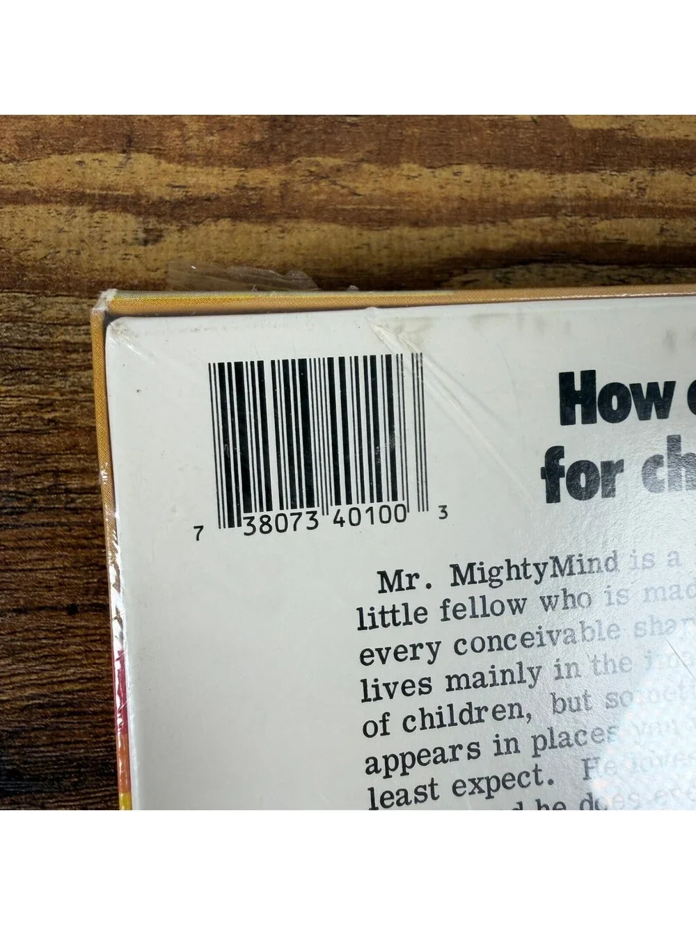 Vintage 1981 Mr. MightyMind Sealed Leisure Learning Play Alone Activity NEW